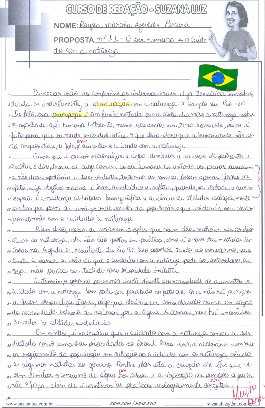 Cuidado Com A Natureza